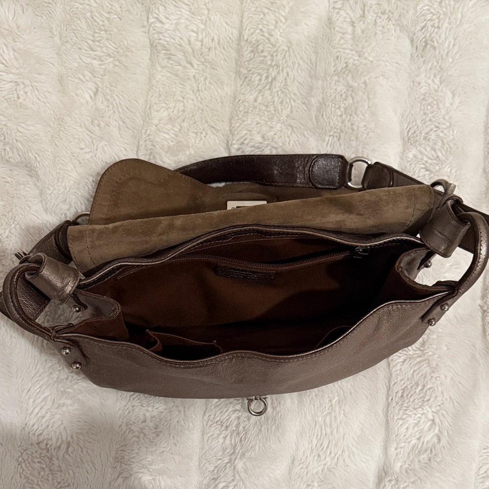 Vintage Metallic Ferragamo Shoulder Bag - Picture 14 of 16